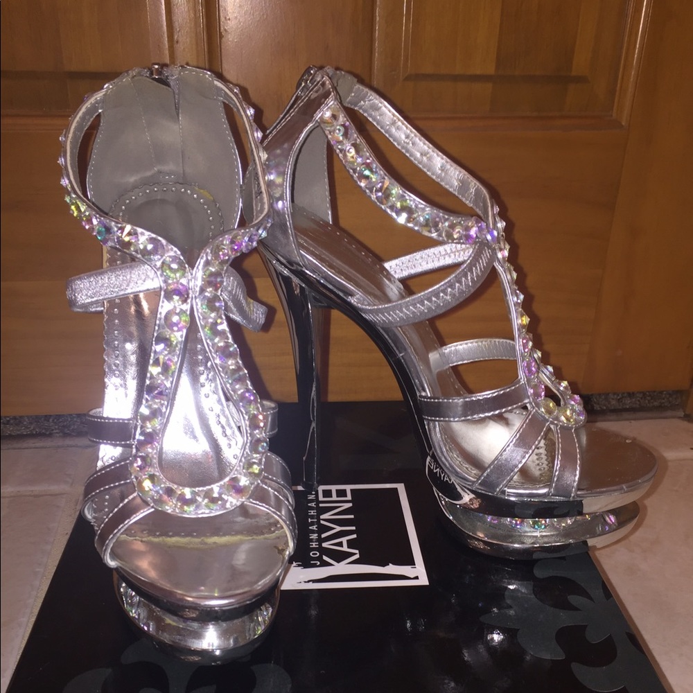 Johnathan Kayne "Glamazon" Silver Heels