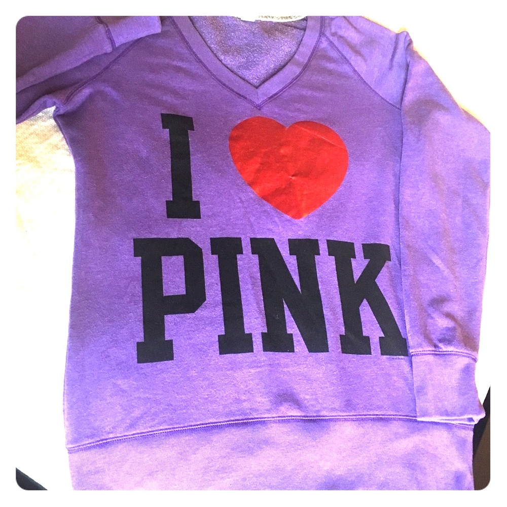 "I ❤️ Pink" sweatshirt