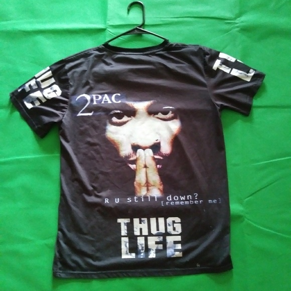 2 Pac thug life t-shirt - Picture 2 of 3