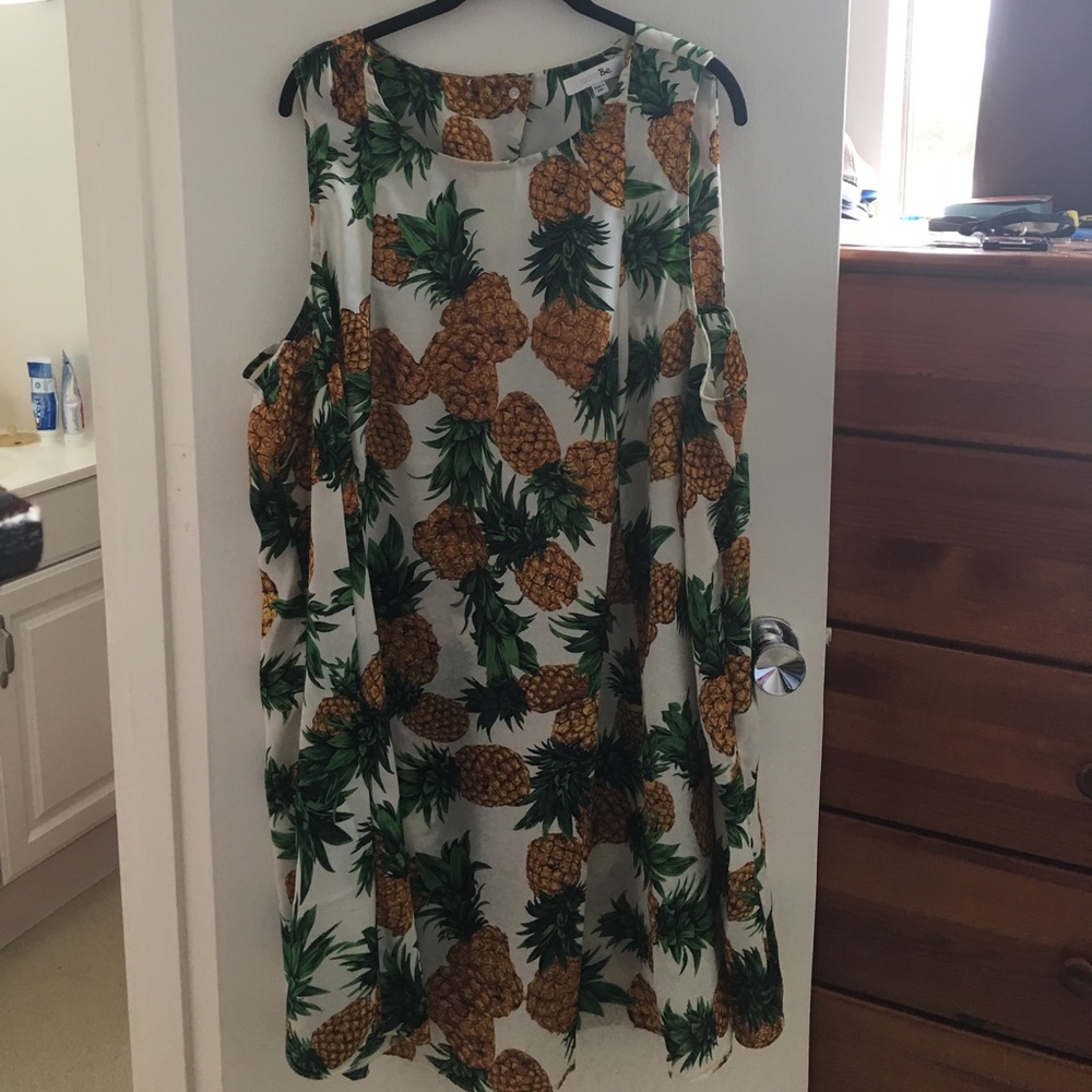 Pineapple dress.