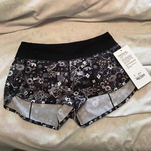 lululemon speed shorts special edition SW size 4