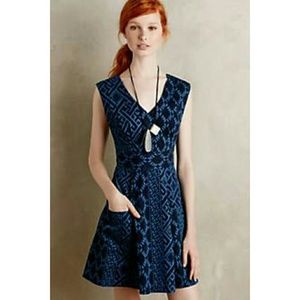 Anthropologie dress - Diamond denim