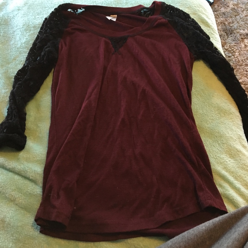 Maroon vanity shirt