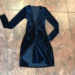 Navy Velvet dress