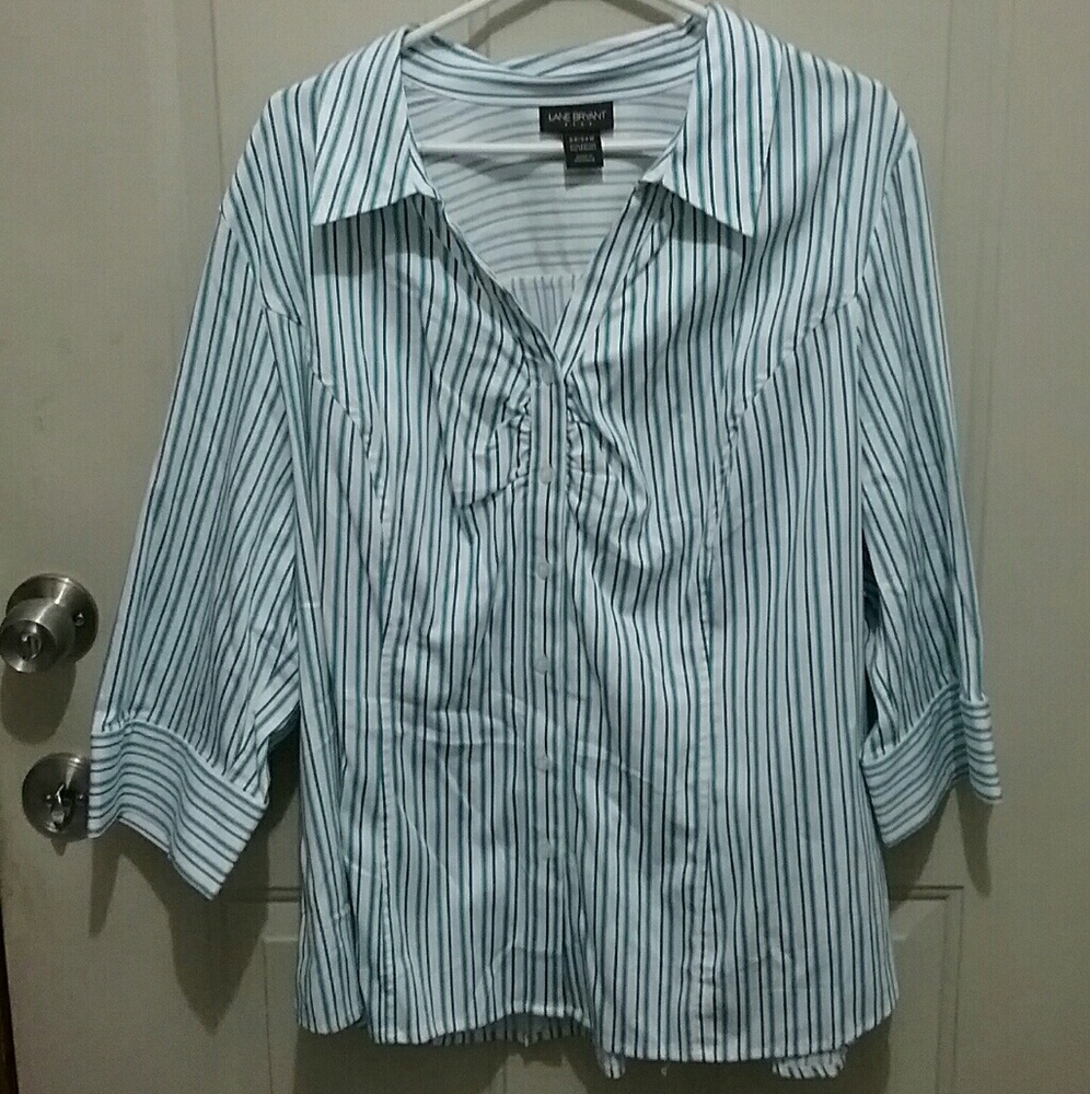 Women's 22/24W Lane Bryant 3/4 sleeve blouse