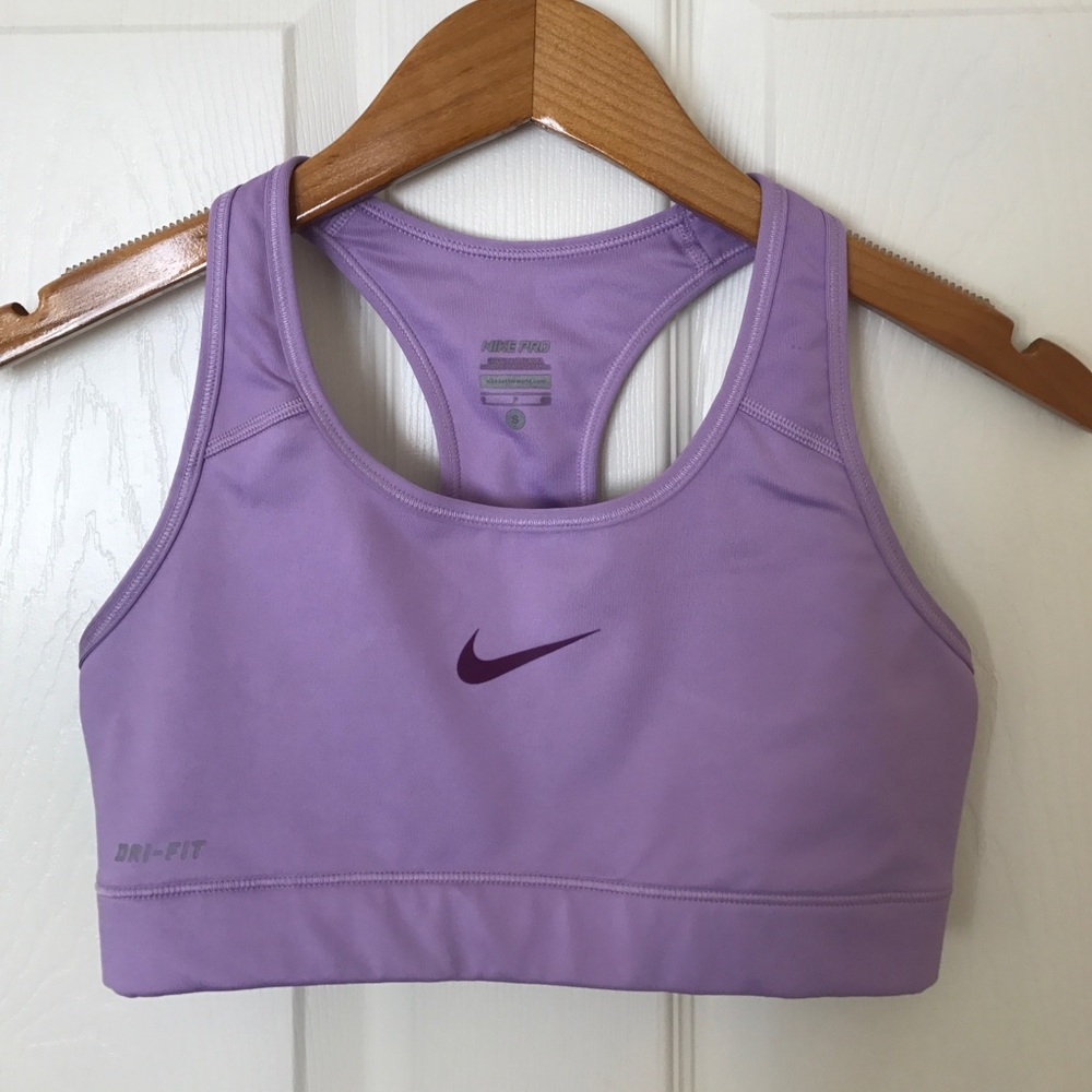 Lavender Nike Pro Dri-Fit Sports Bra