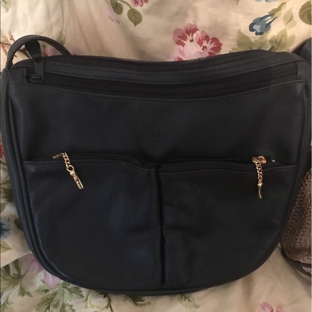 Black Leather purse