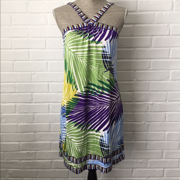 BCBGMaxAzria Dresses & Skirts - BCBG MaxAzria Palm Leaf Dress