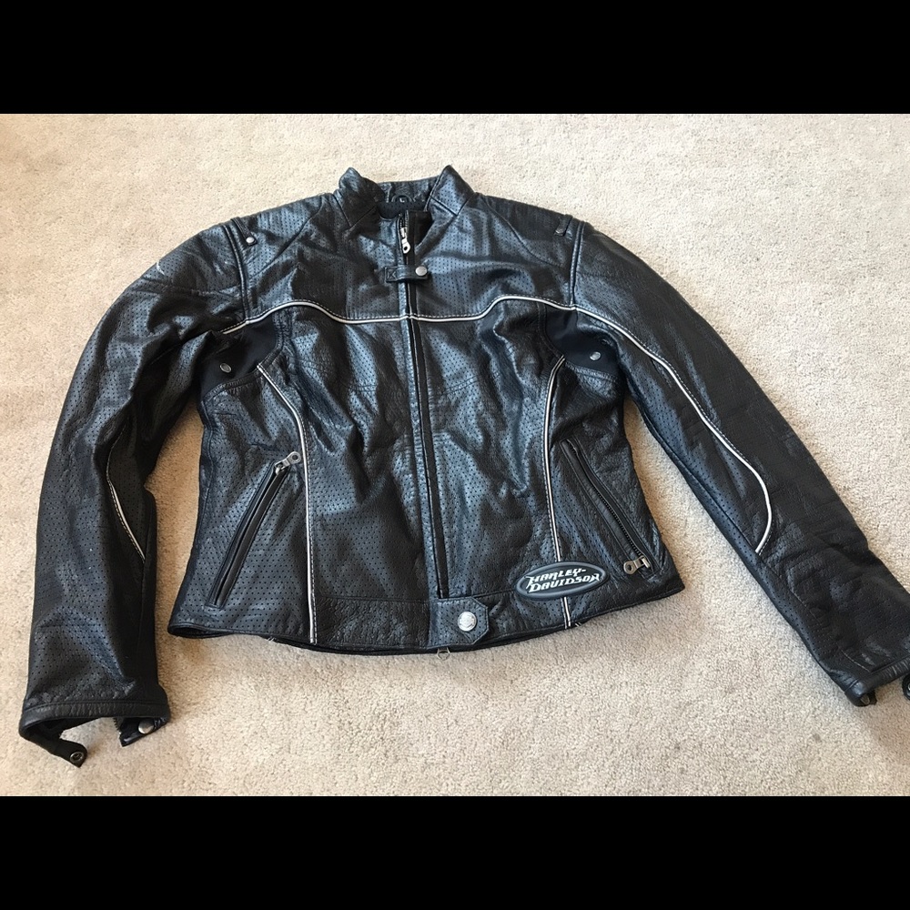 Ladies leather Harley Davidson jacket