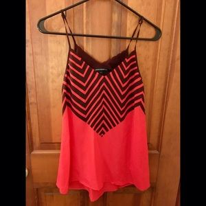 New without tags! Red French Connection zigzag top