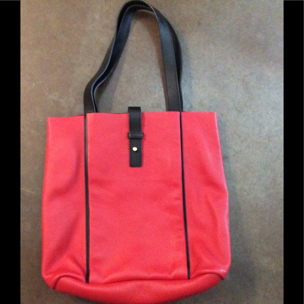 Large red purse