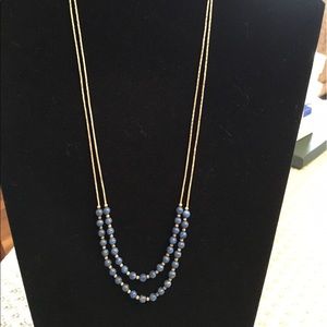 Sterling and lapis necklace