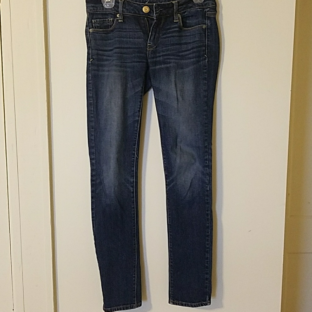 Dark blue jeans