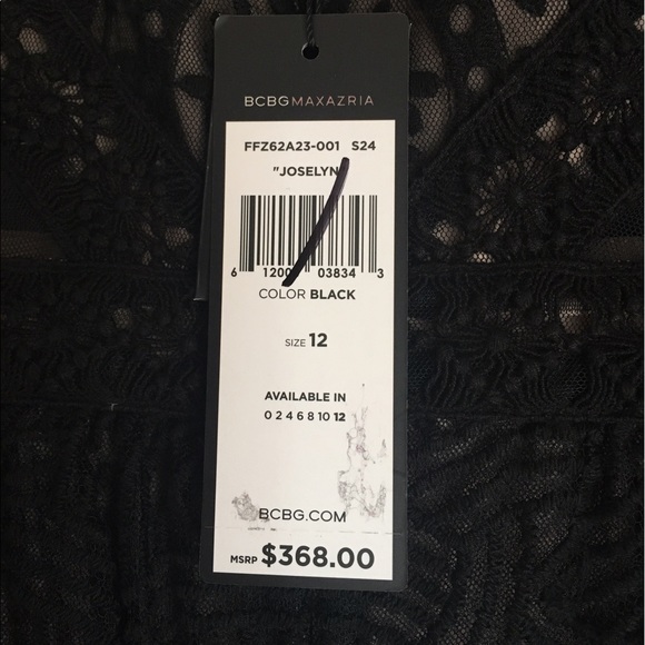 BCBGMaxazria Embroidered Lace Tiered Dress NWT - Picture 5 of 5