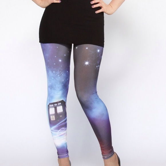 Her Universe Pants - Her Universe Doctor Who TARDIS leggings large