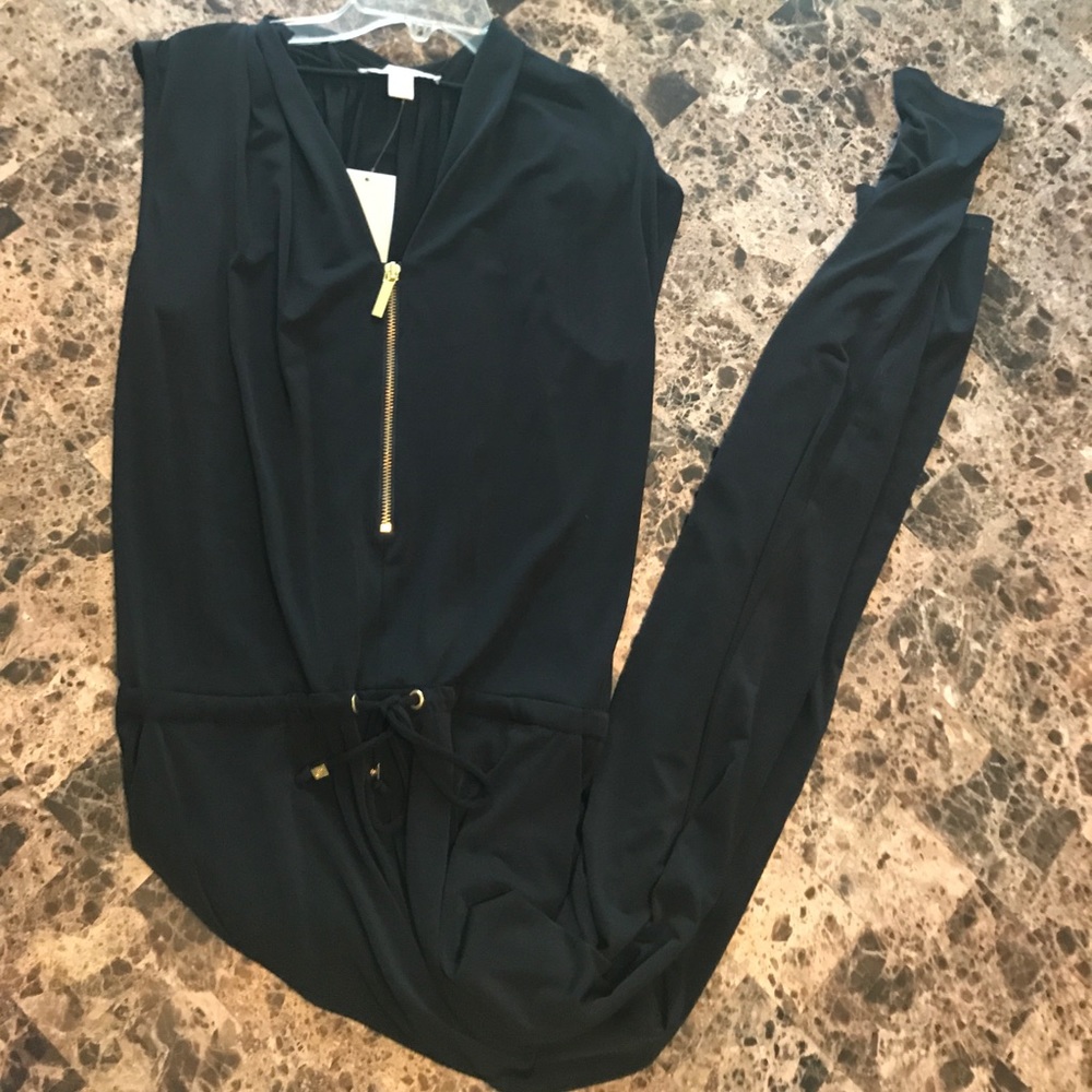 NWT Michael Kors Jumpsuit w/ Gold Hardware
