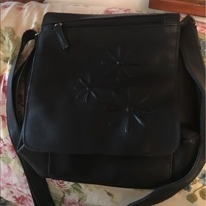 Rosetti black leather purse