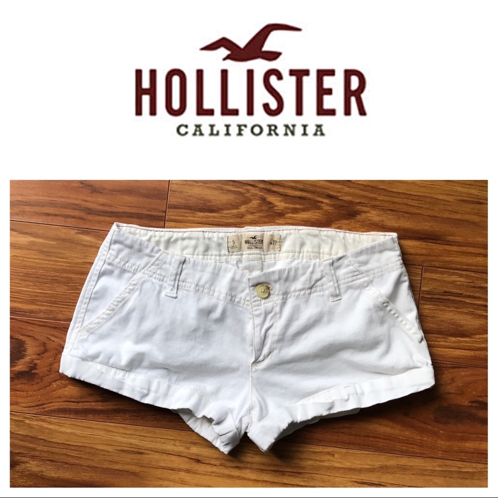 White Hollister Shorts