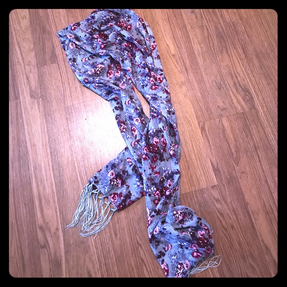 EUC floral scarf
