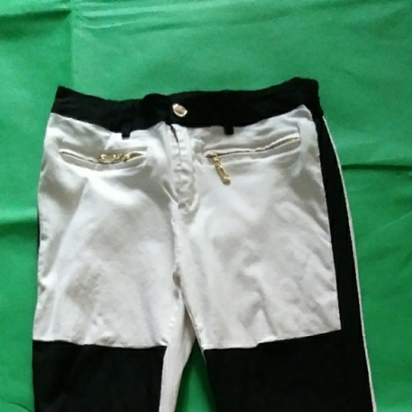 Black and white retro pants - Picture 3 of 3