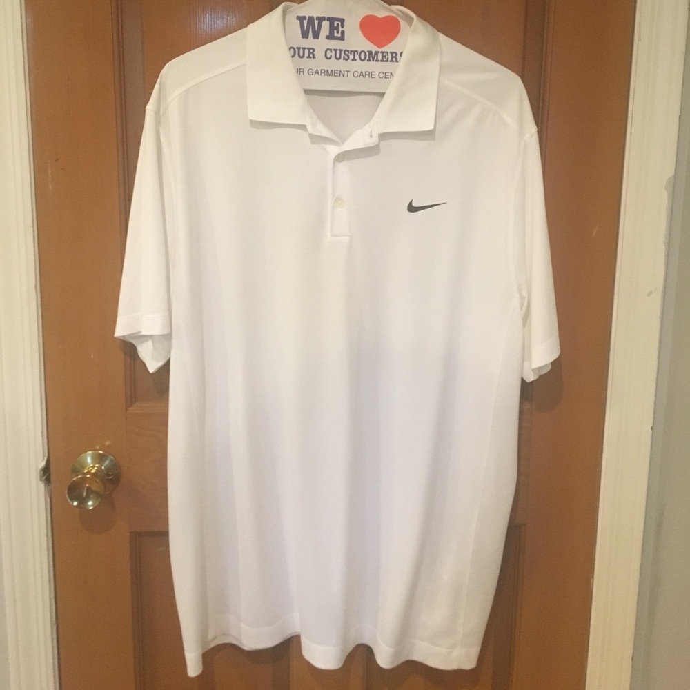 Nike White Polo