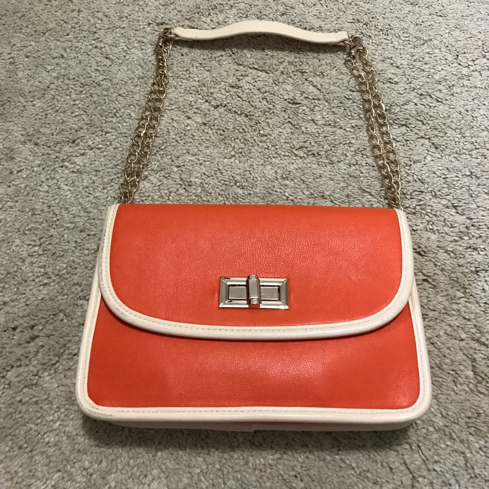 Forever21 orange handbag/crossbody bag