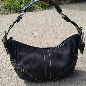 Signature coach hobo purse