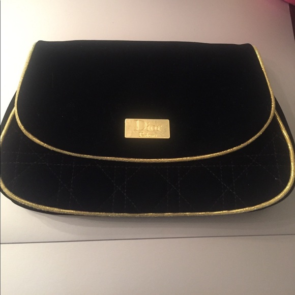 Dior Handbags - Dior Parfums velvet makeup bag / clutch-NWOT