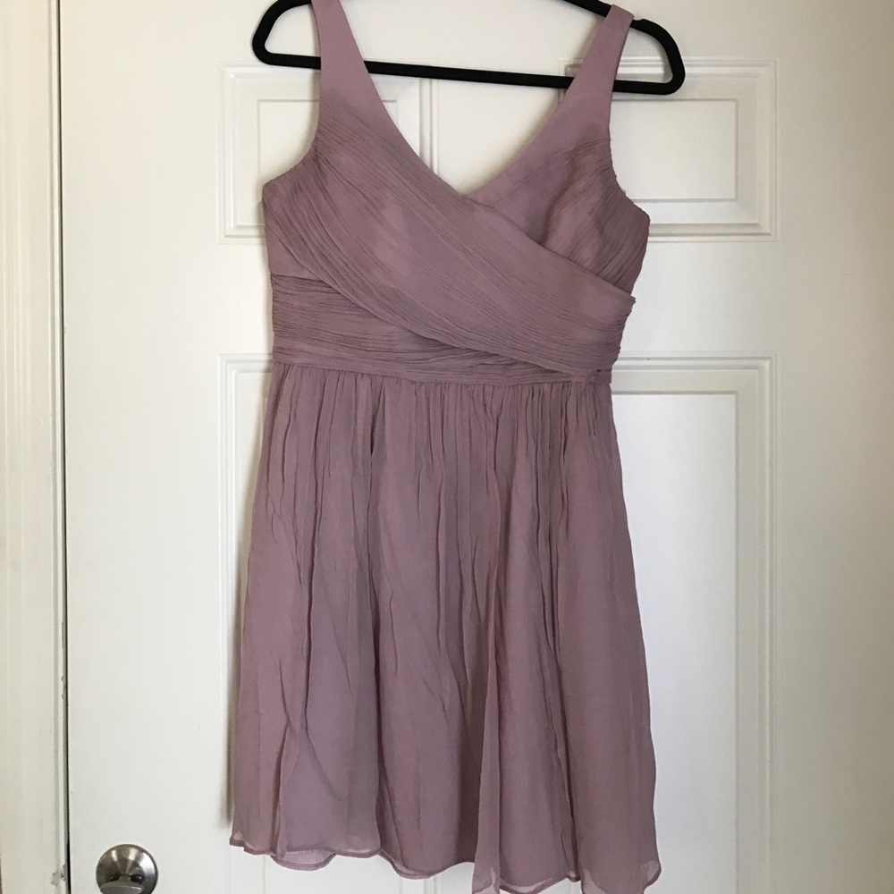 J Crew Silk Chiffon bridal/cocktail dress