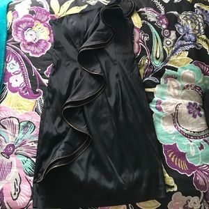 Black One Shoulder Cocktail Dress