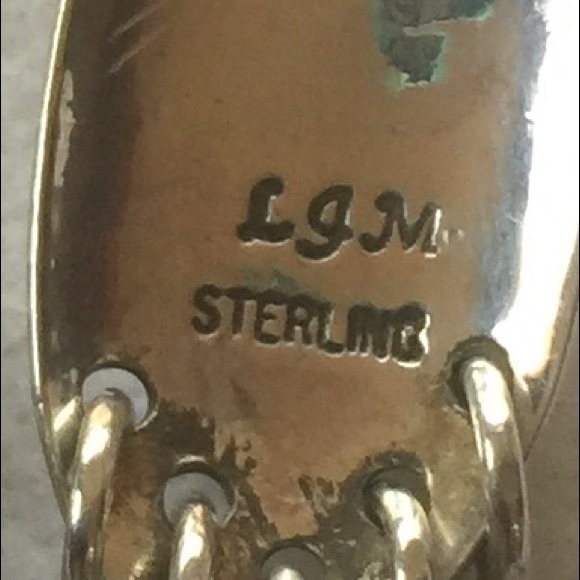 SLEEPING BEAUTY TURQUOISE/Silver Earrings - Picture 6 of 6