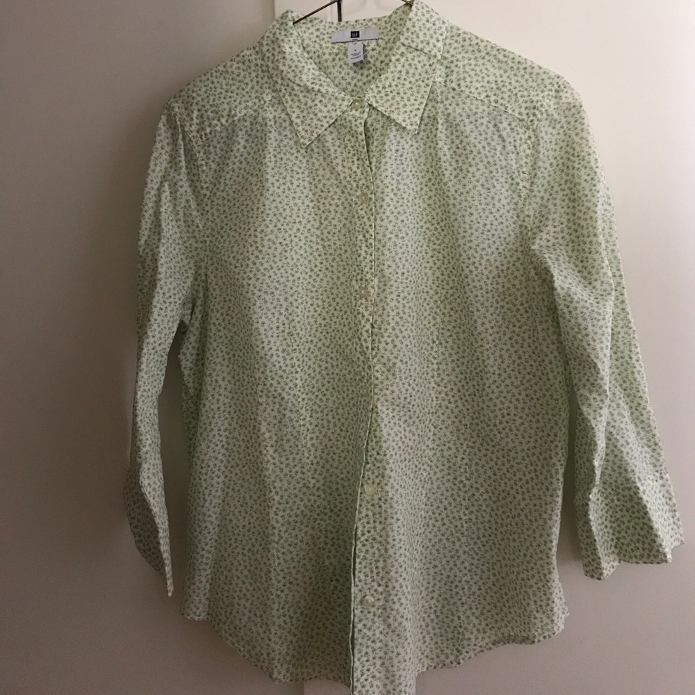 GAP button down Cotton shirt; Size L