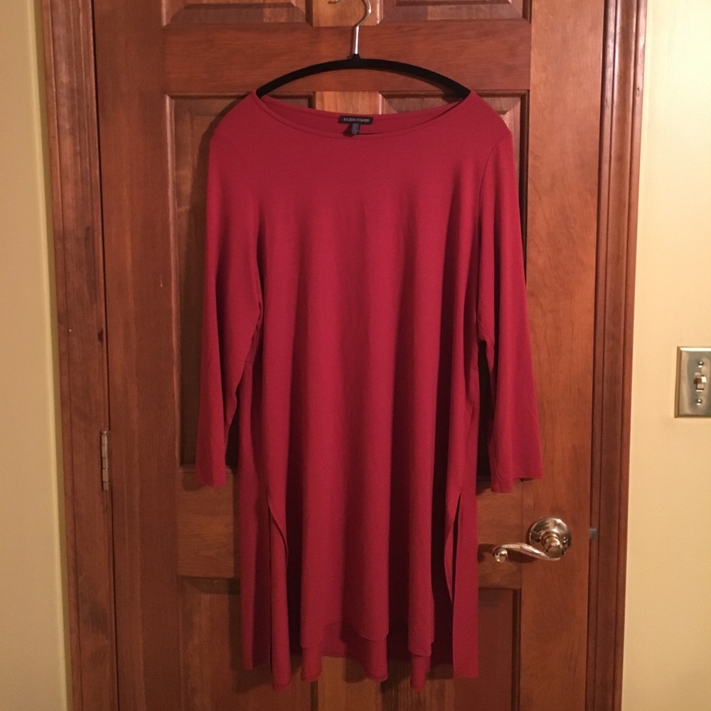 Eileen Fisher Burnt Orange Tunic
