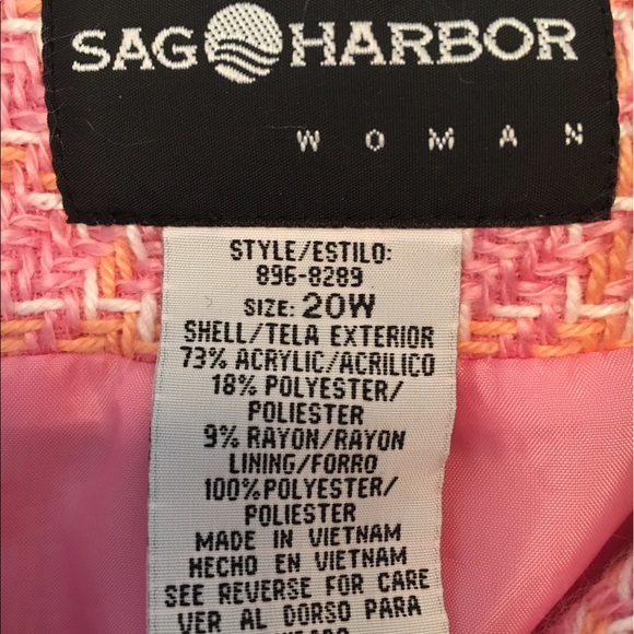 Fun Pink Sag Harbor Zip Blazer - Picture 5 of 5