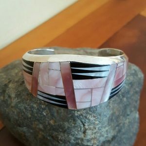 Navajo Sterling Silver Bracelet by Emery Yazzie