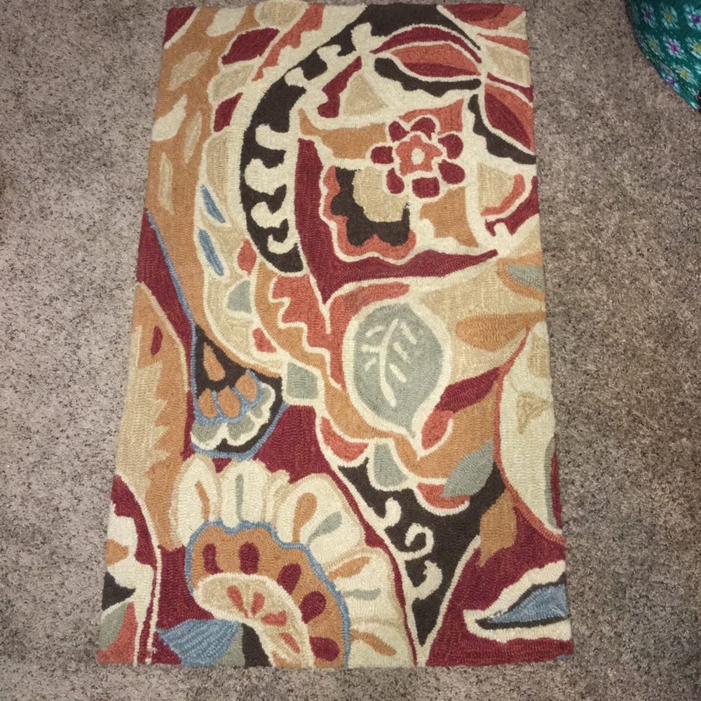 Floral Pier one rug
