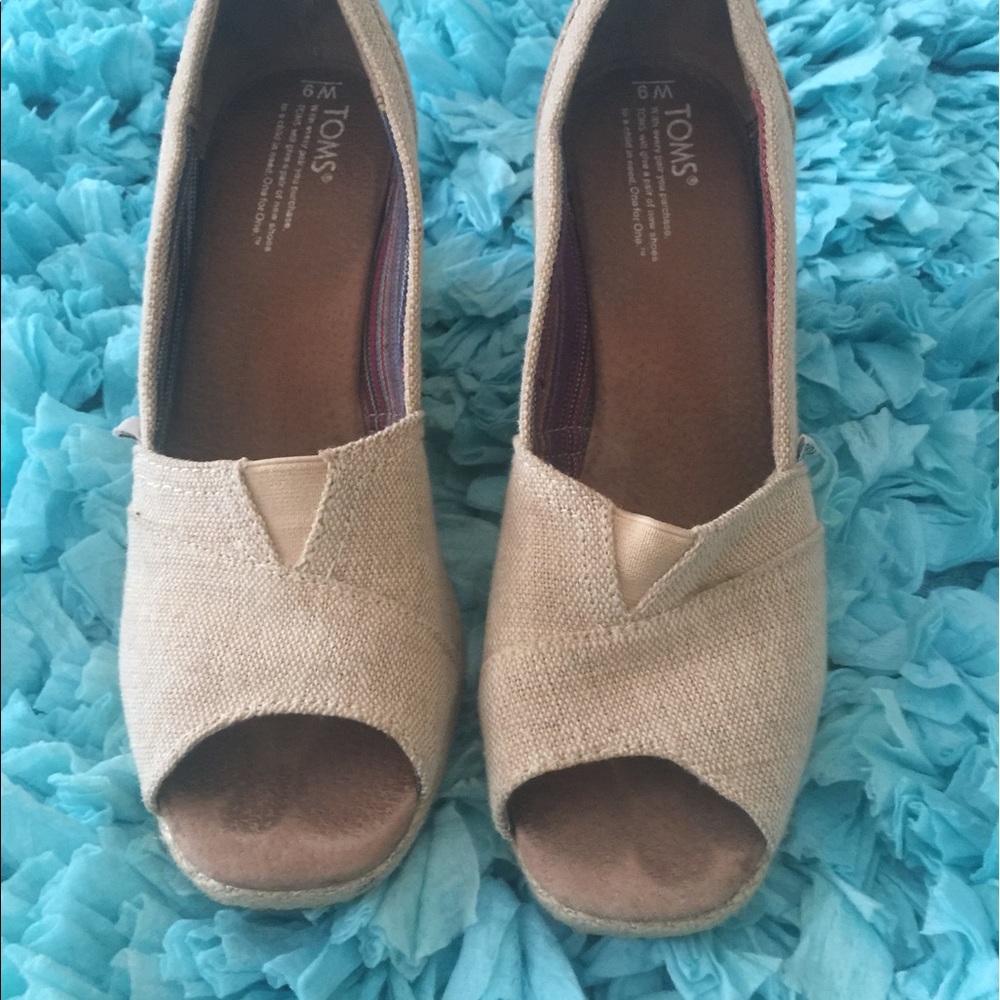 Toms Canvas Wedge