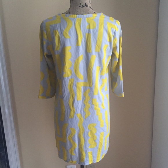 Dusen Dusen Yellow Sunbent Shift Dress - Picture 3 of 5