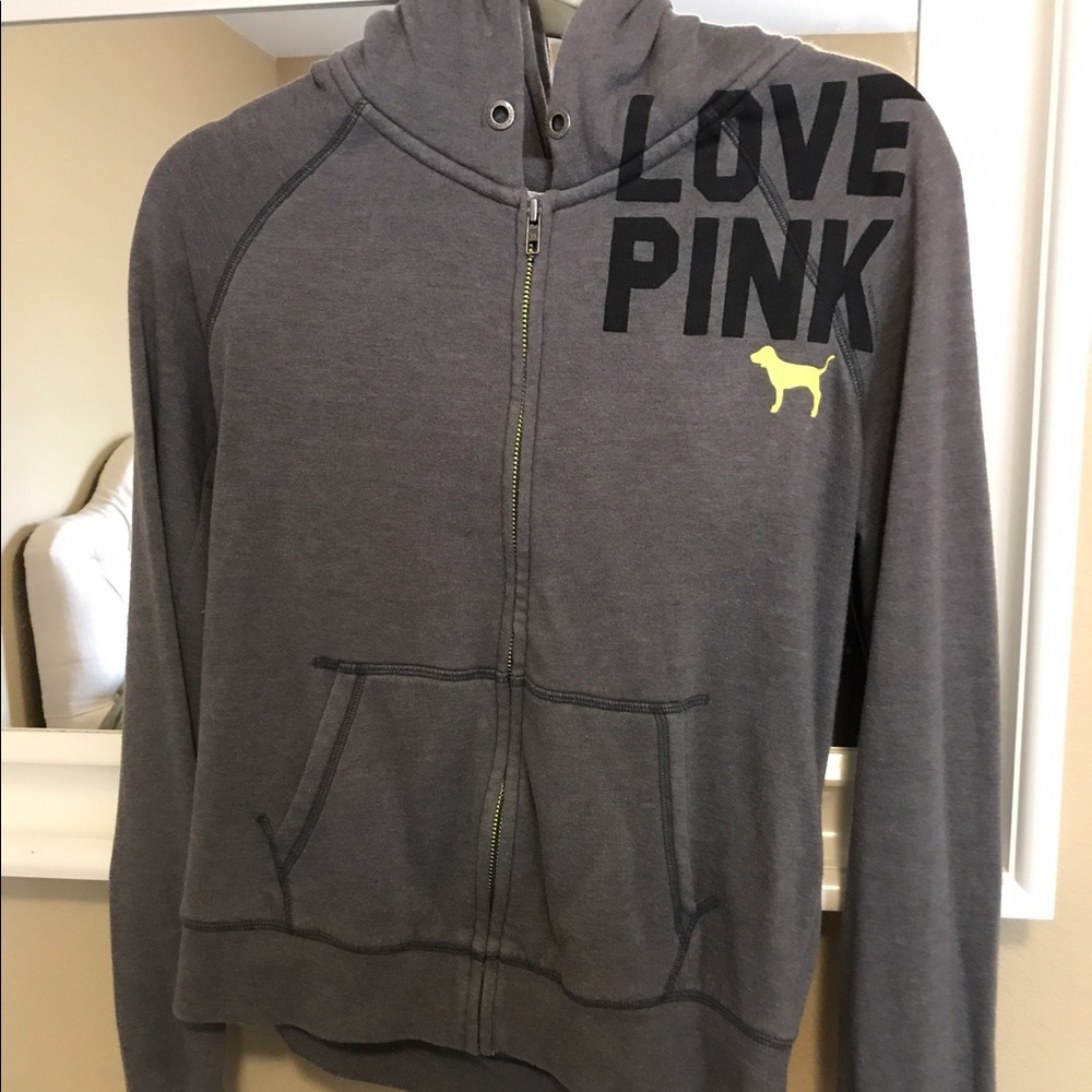 Victoria Secret Pink zip up sweater