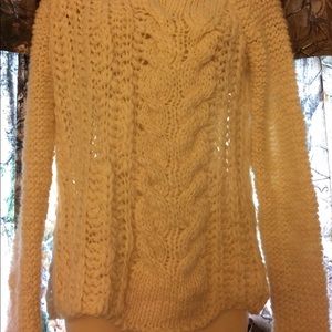 Free people made in Italy scoop neck wool sweater