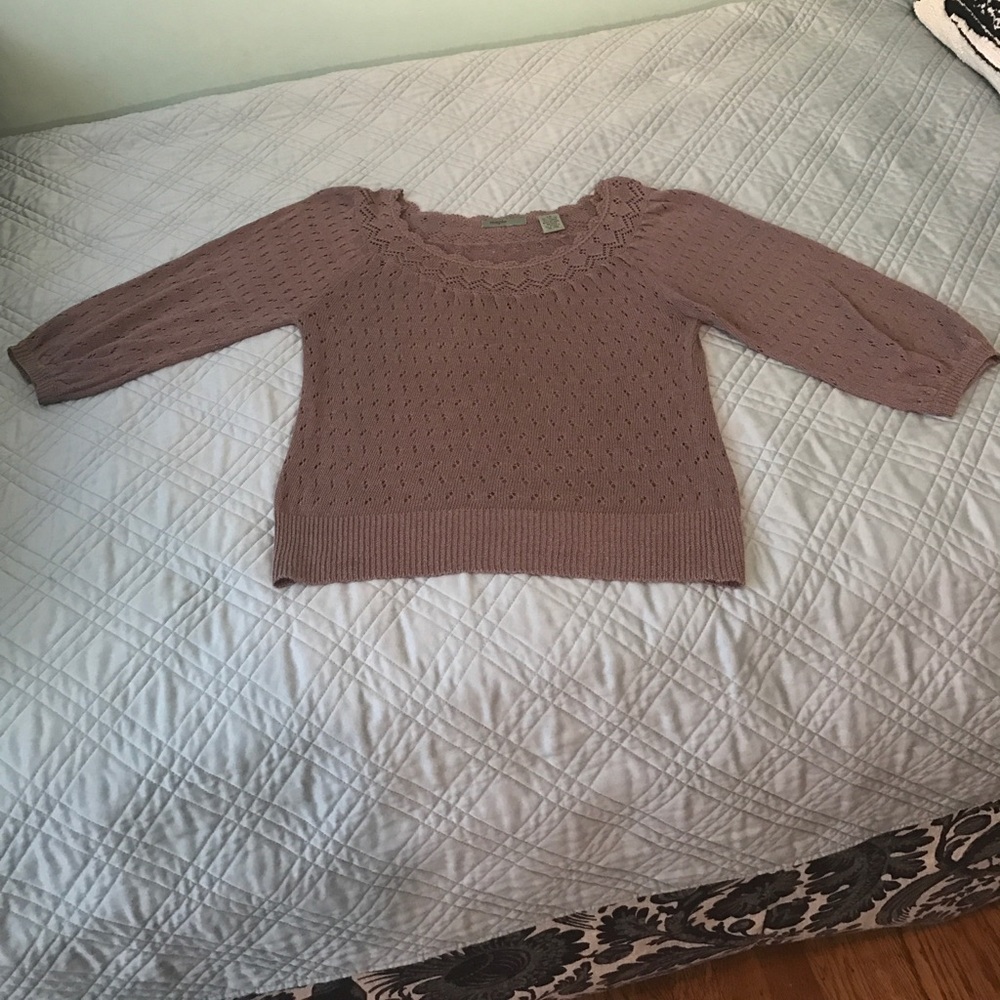 Anthropologie scalloped sweater. Size XS.
