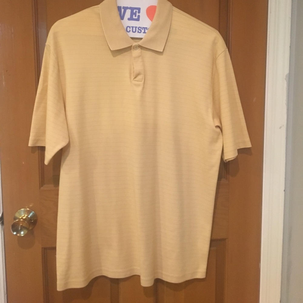 Beige Claiborne Polo