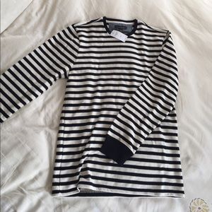 Men's medium tall striped shirt