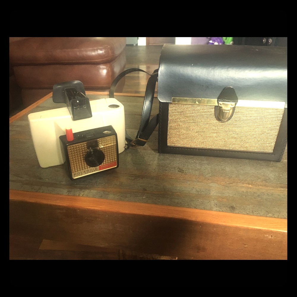 Vintage Polaroid camera