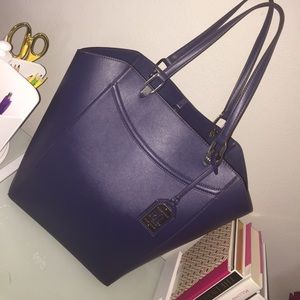 • Ralph Lauren • Navy Blue Tote / Large Purse