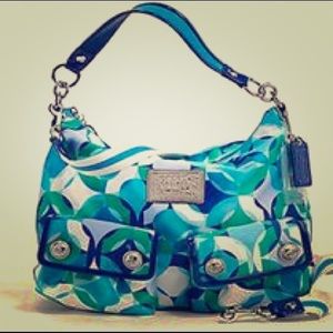 Coach Poppy Kaleidoscope Pocket Hobo style 14740