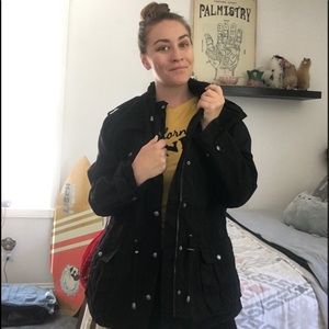 Black Buffalo David Bitton rain coat