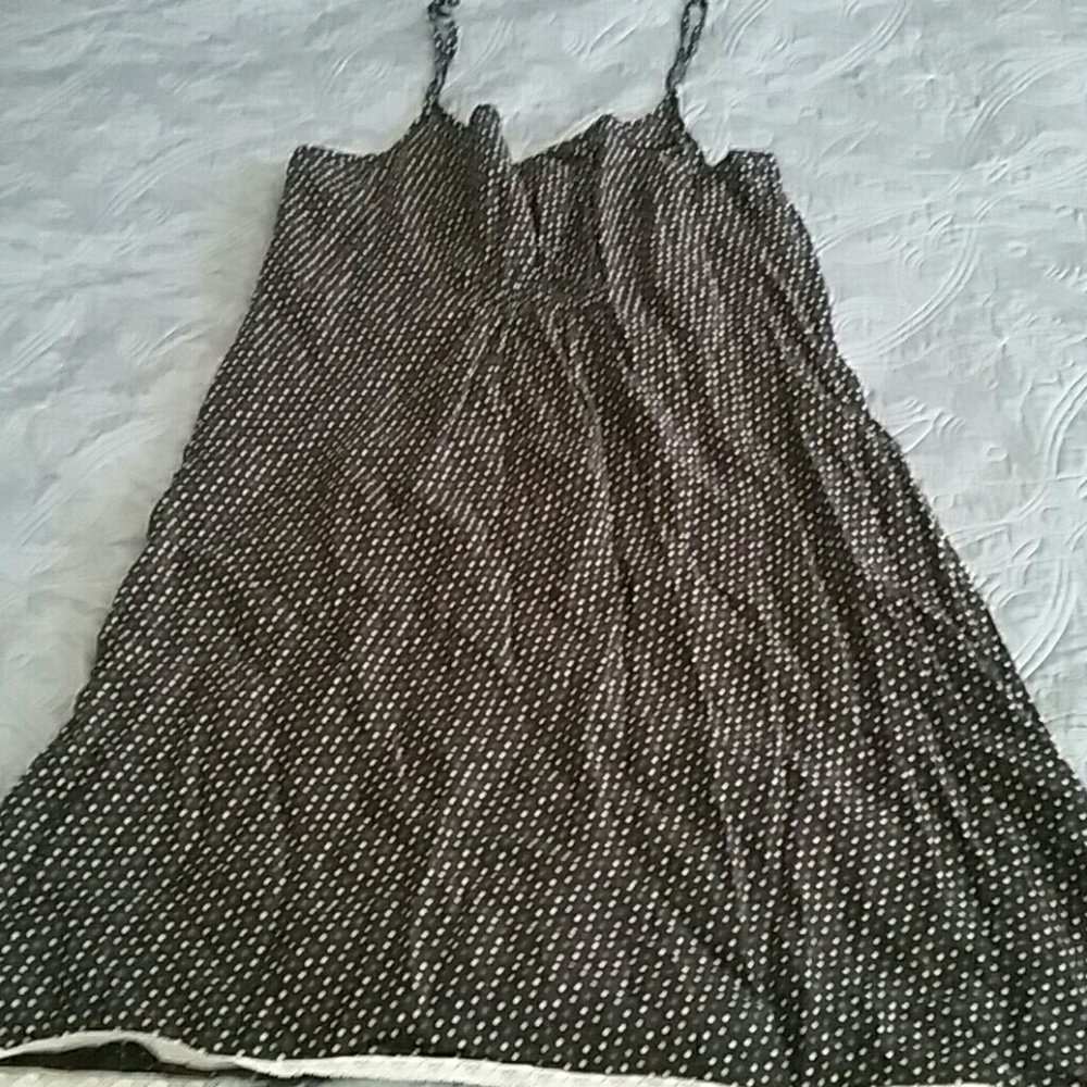 CLEARANCE! Black poka dot nightie
