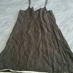 CLEARANCE! Black poka dot nightie