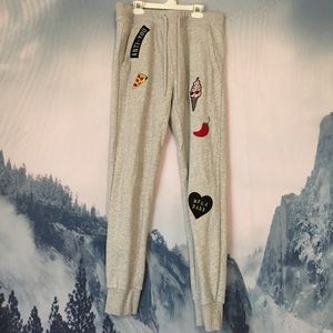 Forever 21 Embroidered Joggers